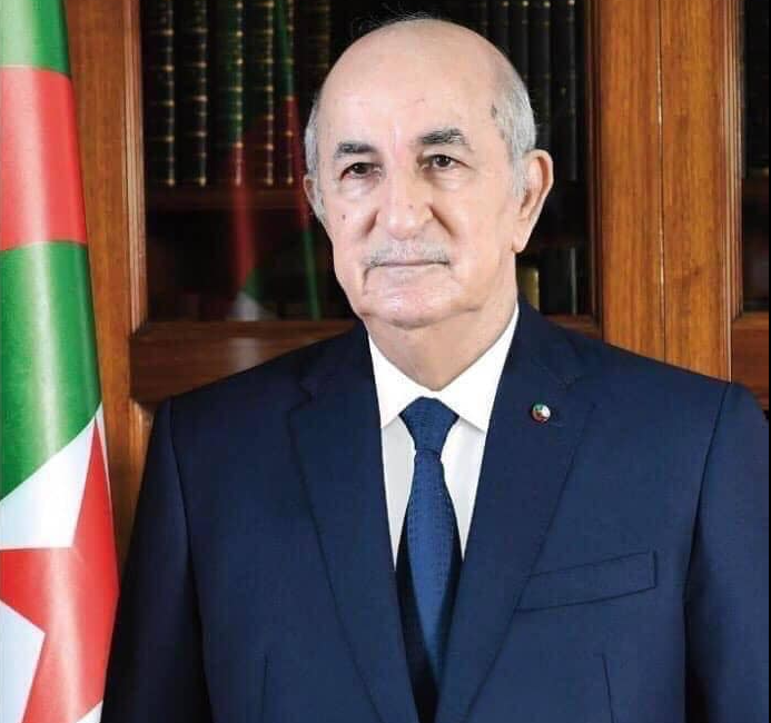 الرئيس الجزائري عبد المجيد تبون