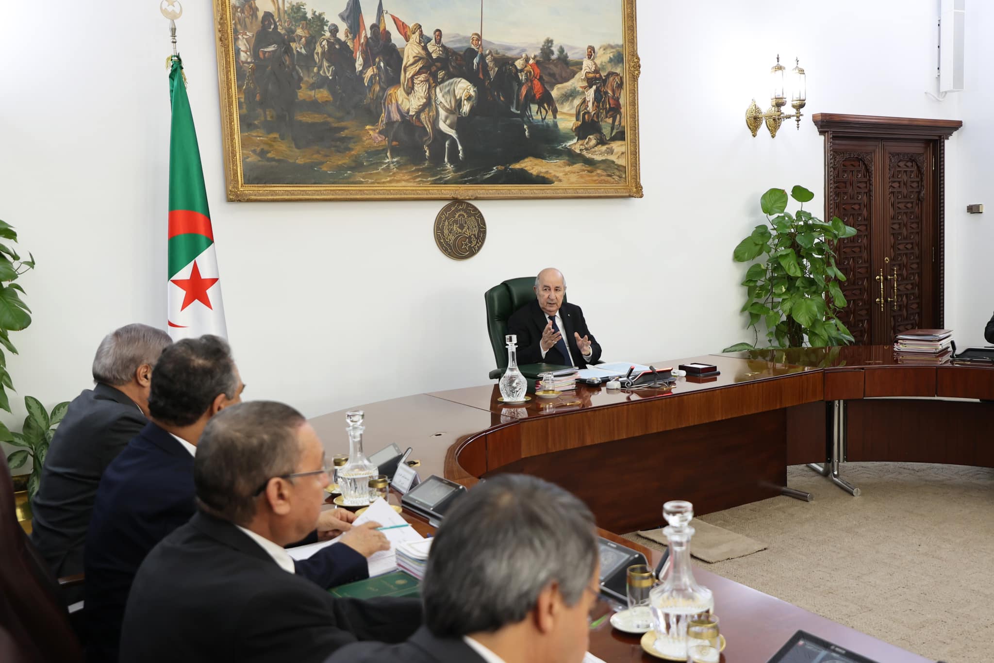 الرئيس الجزائري عبد المجيد تبون