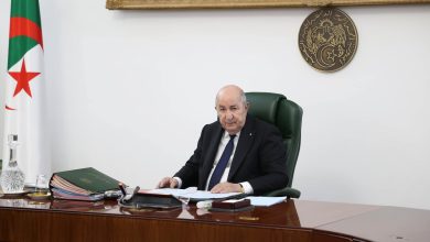 الرئيس الجزائري عبد المجيد تبون