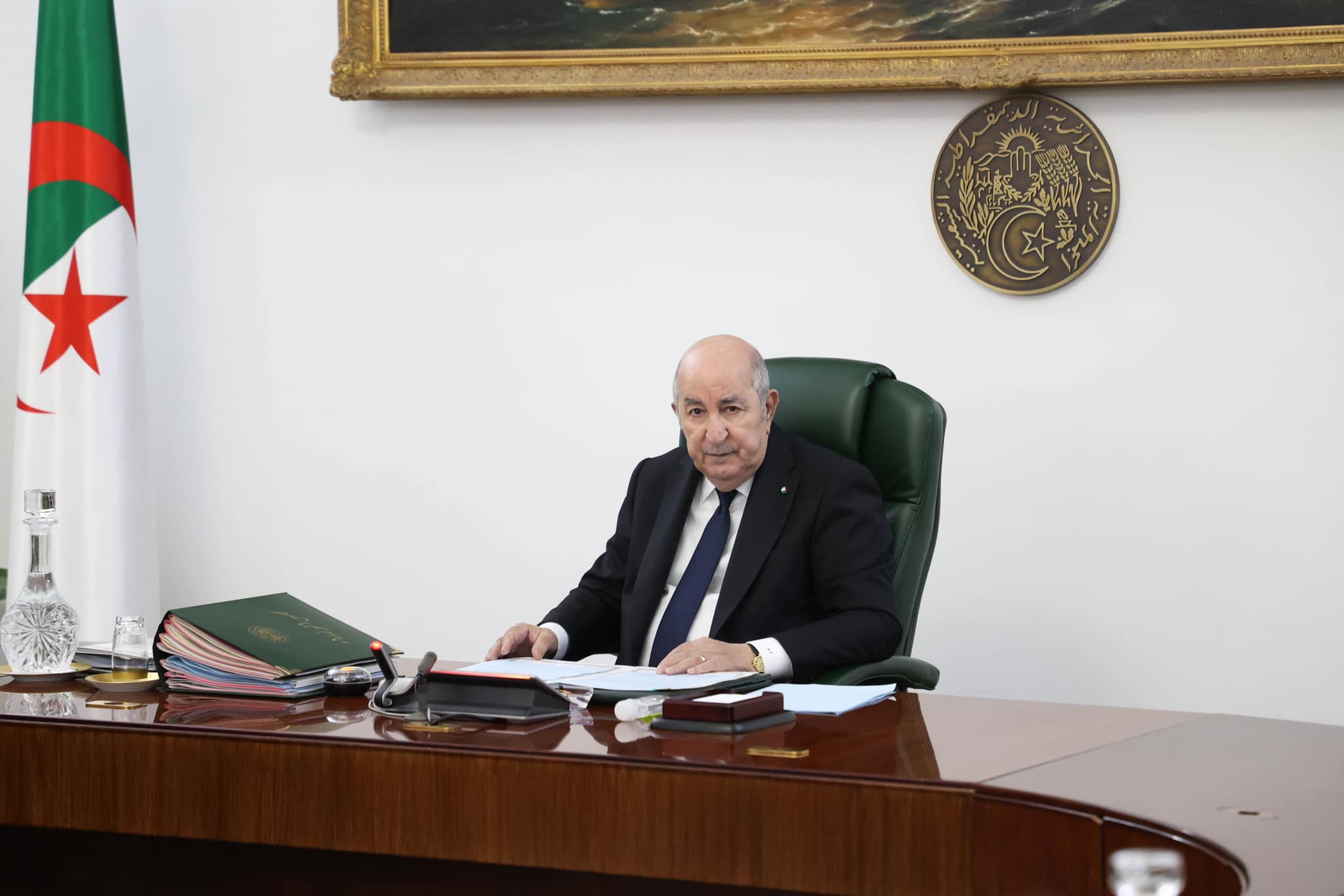 الرئيس الجزائري عبد المجيد تبون