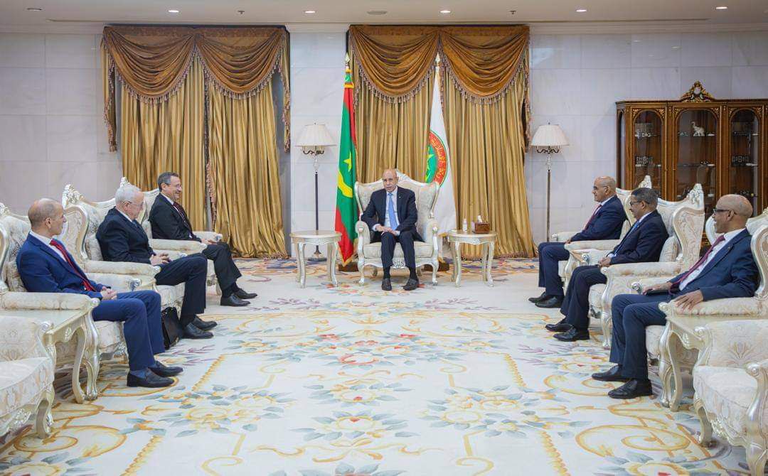 M. Rekhroukh reçu à Nouakchott par le président mauritanien