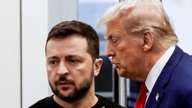 دونالد ترامب وفولوديمير زيلنسكي