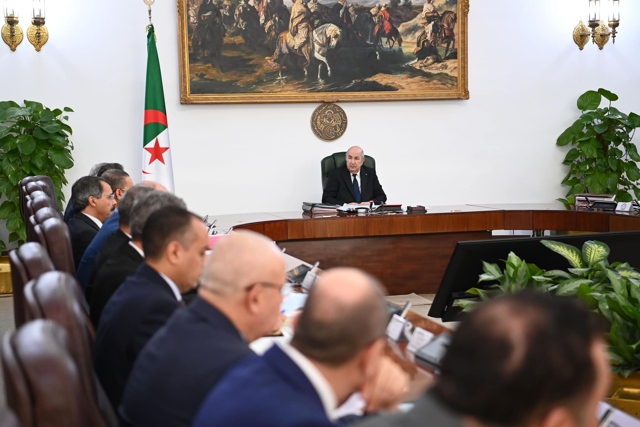 الرئيس الجزائري عبد المجيد تبون