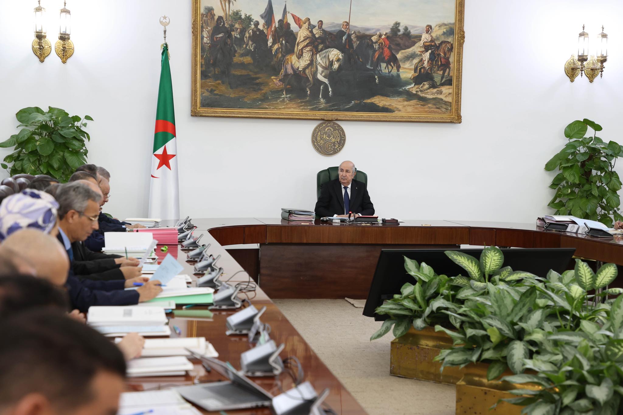 الرئيس الجزائري عبد المجيد تبون