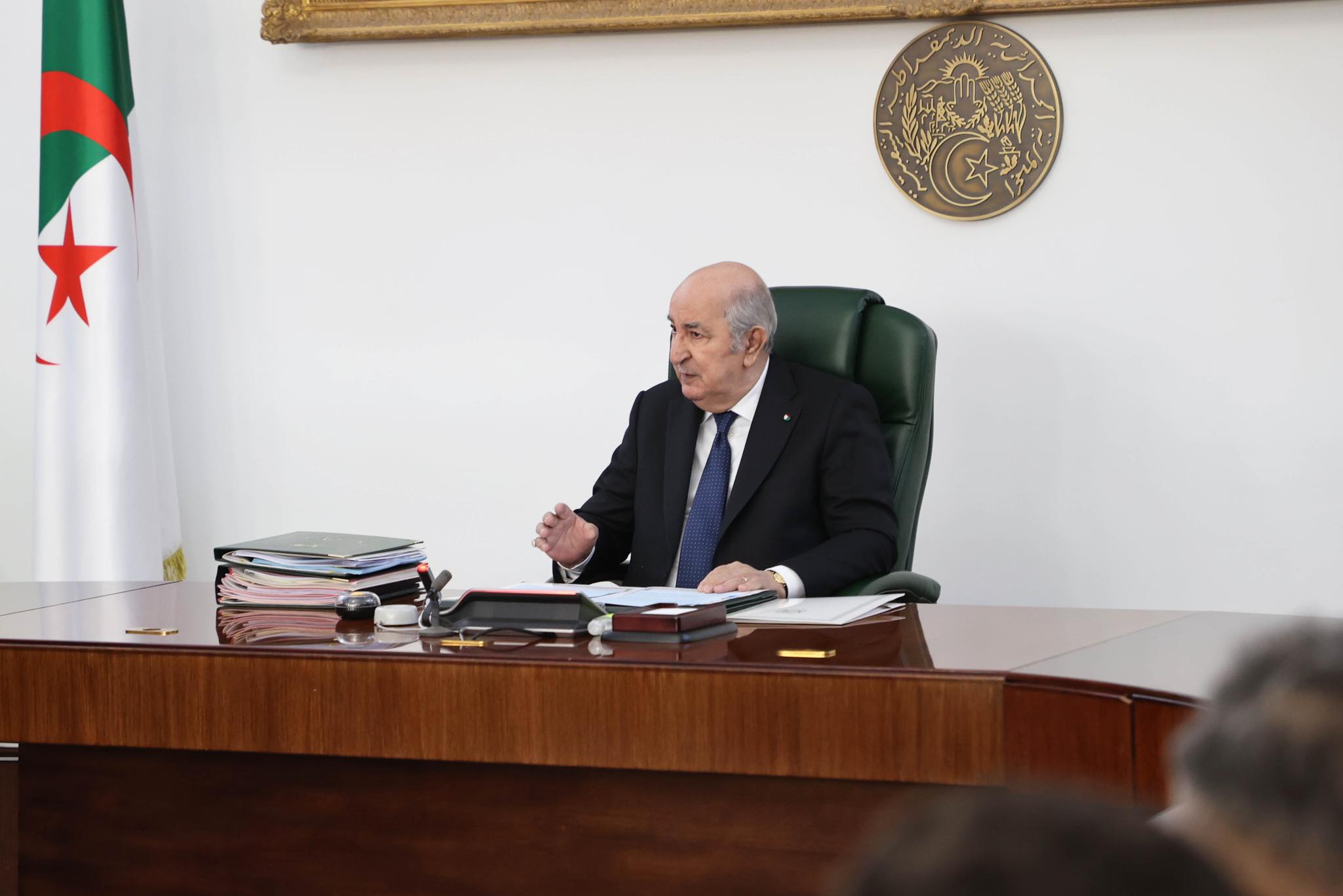 الرئيس الجزائري عبد المجيد تبون