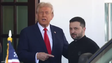 فولوديمير زيلينسكي ودونالد ترامب