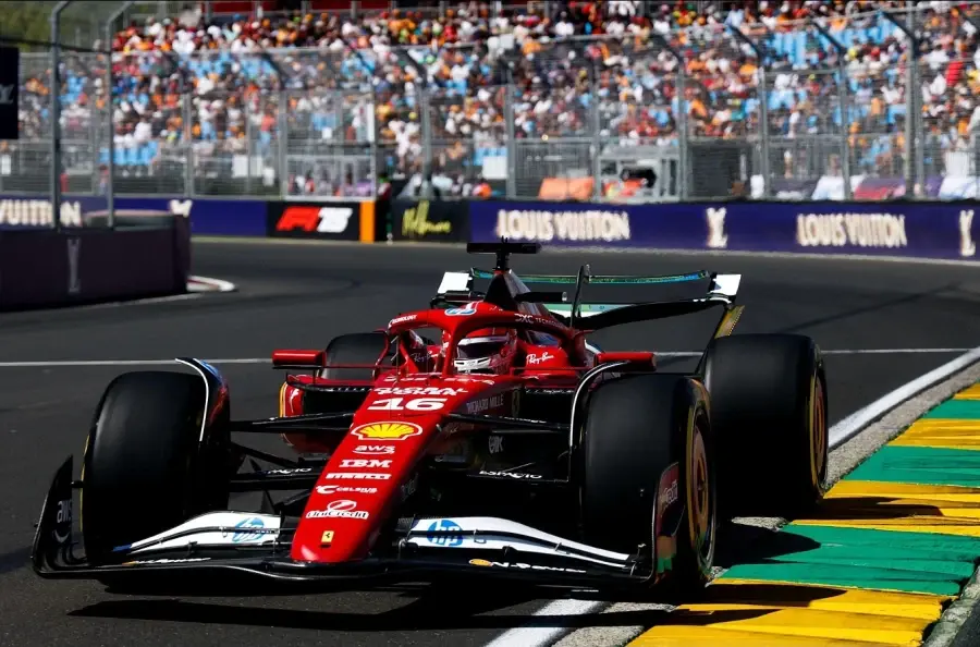 Charles Leclerc Outpaces Hamilton in Australian Grand Prix Practice