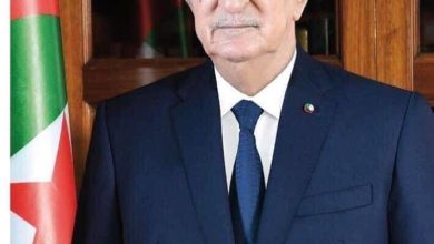 الرئيس الجزائري عبد المجيد تبون