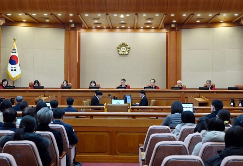 المحكمة الدستورية في كوريا الجنوبية تبت في عزل رئيس الوزراء