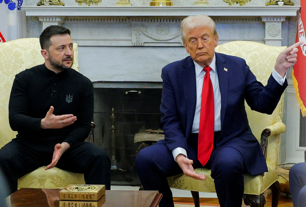 دونالد ترامب وفولولديمير زيلنسكي
