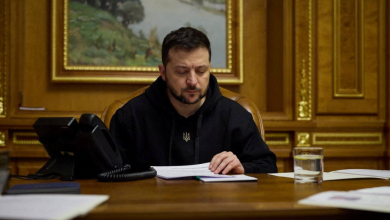 الرئيس الأوكراني فولوديمير زيلينسكي