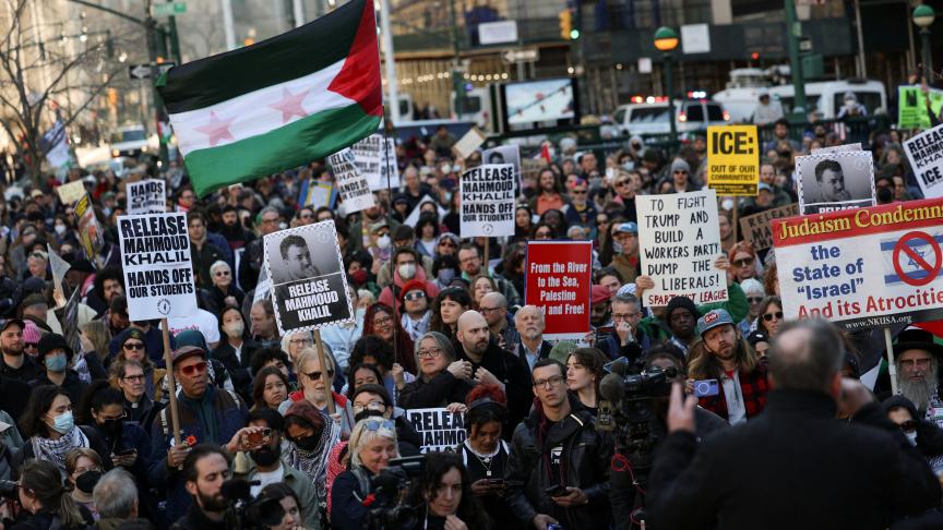 Vague d'indignation après l'arrestation d'un étudiant Palestinien de l'université Columbia