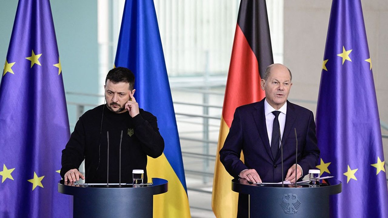 Ukraine : l'Allemagne débloque une aide militaire de trois milliards d'euros