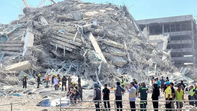 7.7-Magnitude Earthquake Strikes Central Myanmar