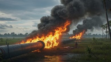 Nigeria : incendie sur l'un des principaux oléoducs du pays 