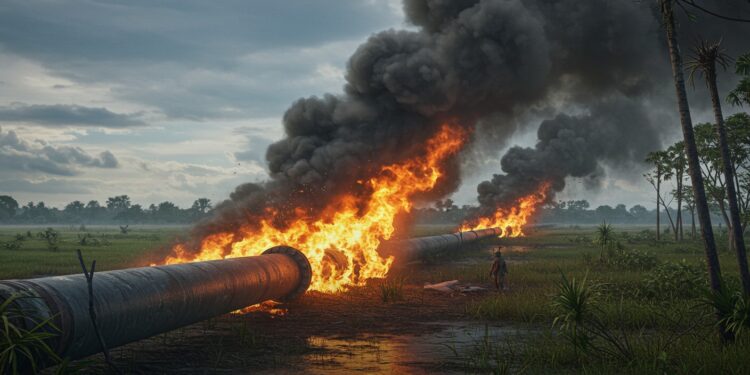 Nigeria : incendie sur l'un des principaux oléoducs du pays 