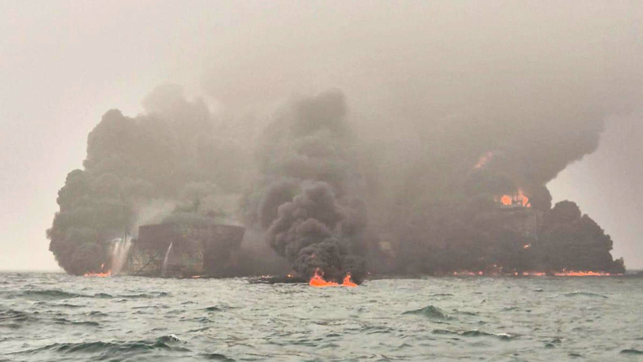 Fires Erupt After Two Ships Collide Off British Coast, Raising Environmental Fears
