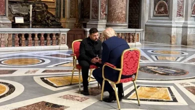 لقاء بين دونالد ترامب وفولوديمير زيلينسكي