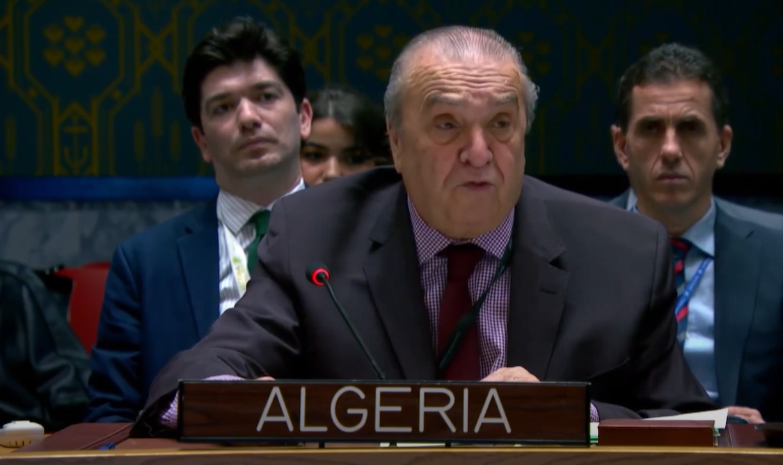 ممثل الجزائر الدائم لدى الأمم المتحدة، عمار بن جامع
