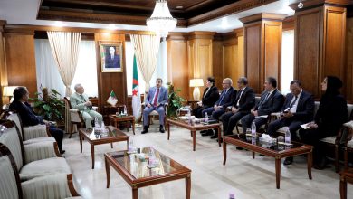 وزير الدولة وزير الطاقة الجزائري محمد عرقاب يستقبل البروفيسور كريم زغيب