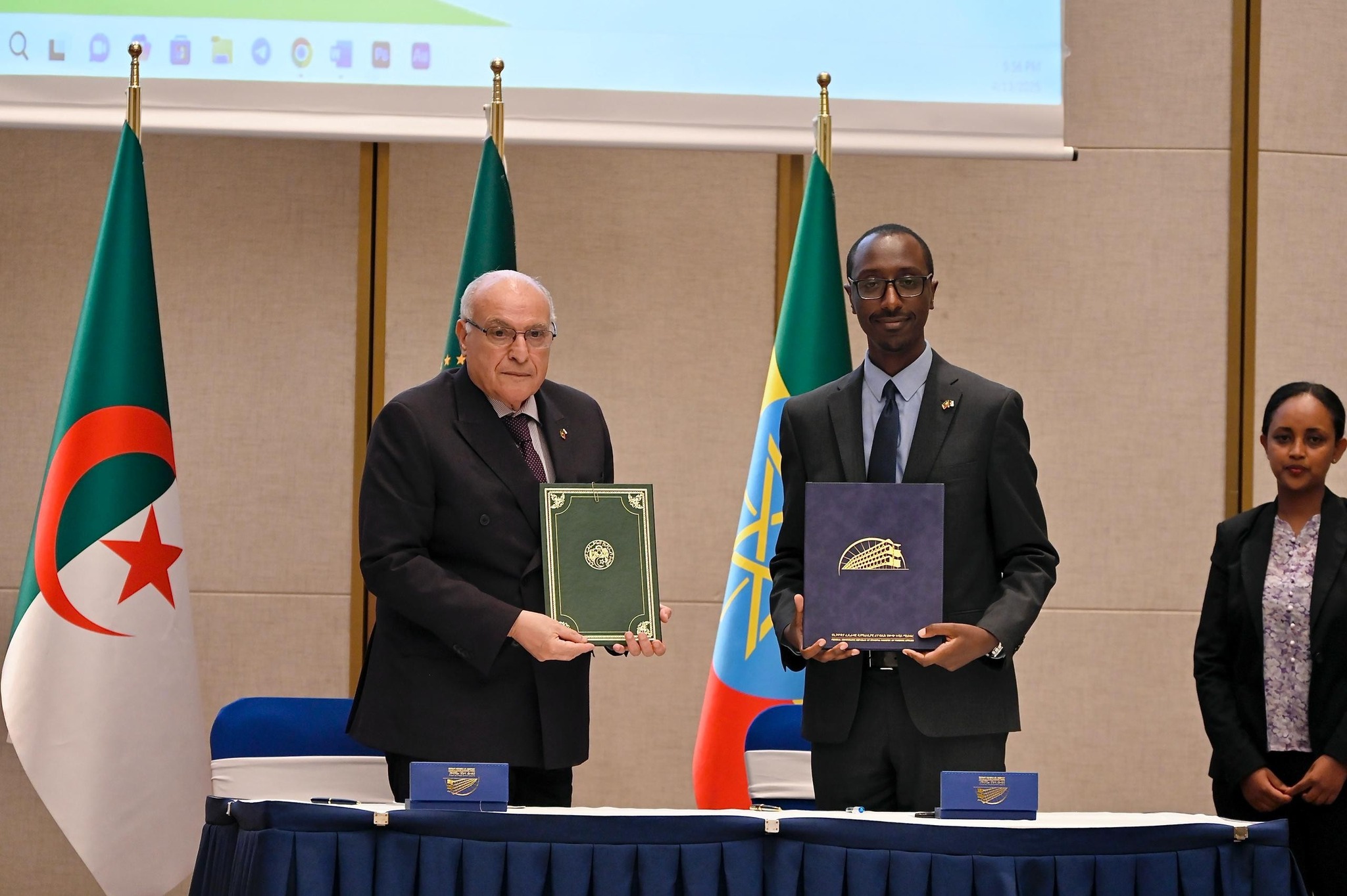الجزائر وإثيوبيا توقعان 13 نصا قانونيا ما بين مذكّرات تفاهم وبرامج تنفيذية