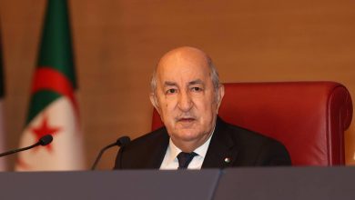 الرئيس الجزائري عبد المجيد تبون