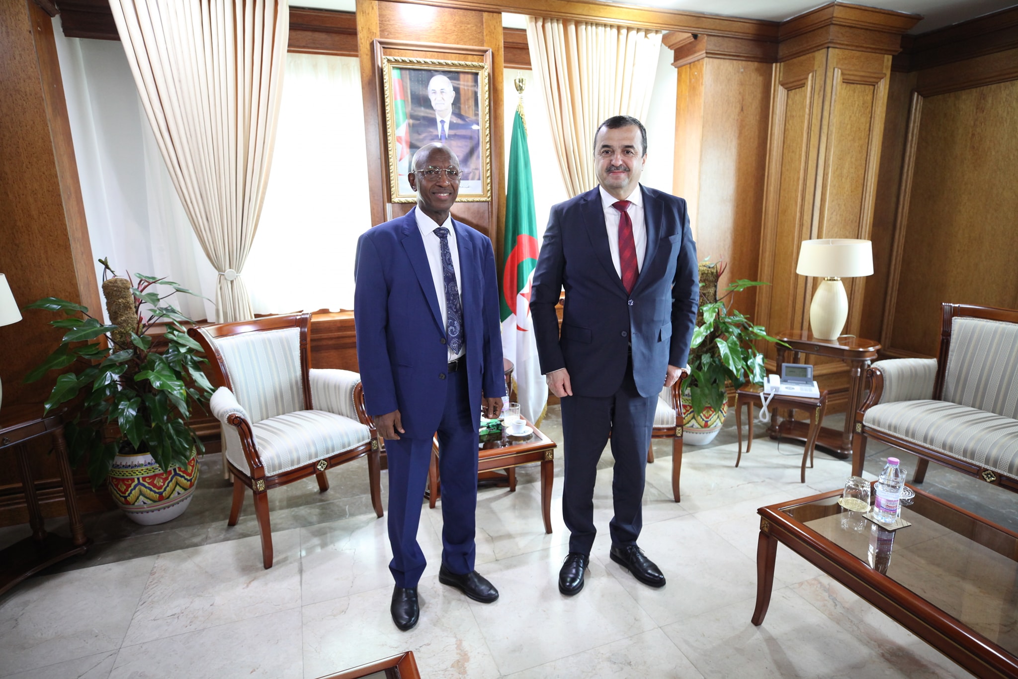 محمد عرقاب والأمين العام للمنظمة الأفريقية للبلدان المنتجة للنفط APPO