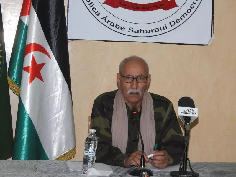 الرئيس الصحراوي ابراهيم غالي