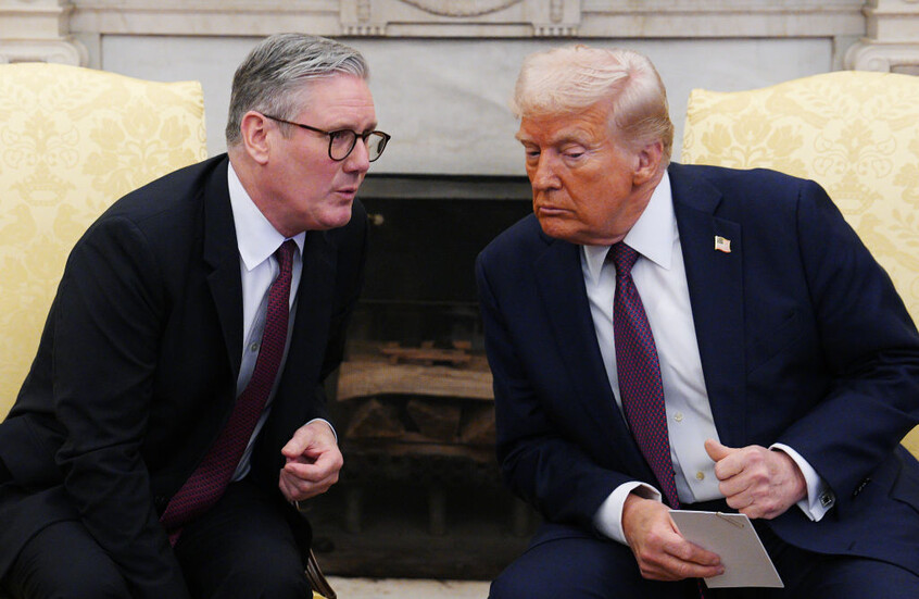 كير ستارمر ودونالد ترامب