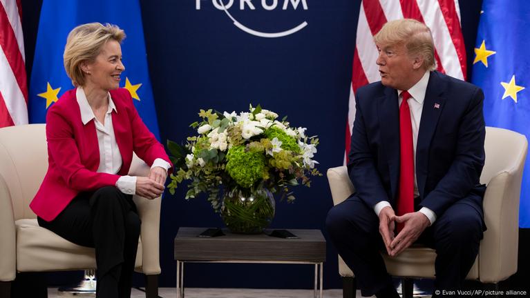 دونالد ترامب واورسولا فون دير لايين