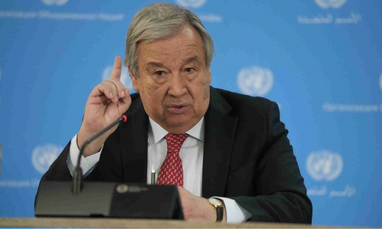 غوتيريش: المساعدات إلى غزة "غير قابلة للتفاوض"