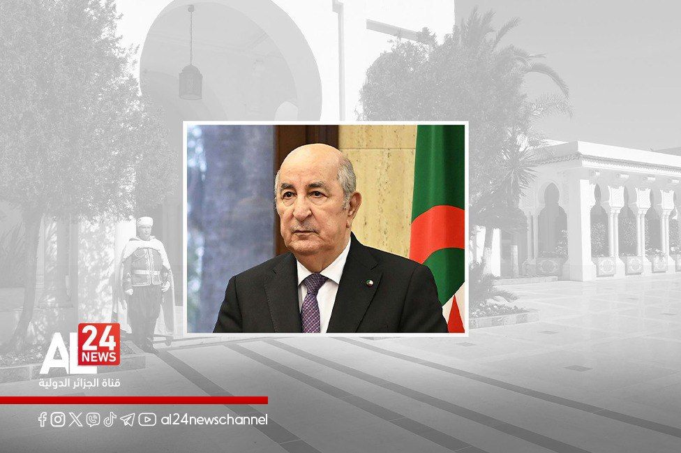 الرئيس الجزائري عبد المجيد تبون