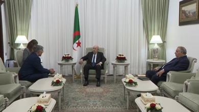 الرئيس الجزائري يستقبل سفير فنزويلا