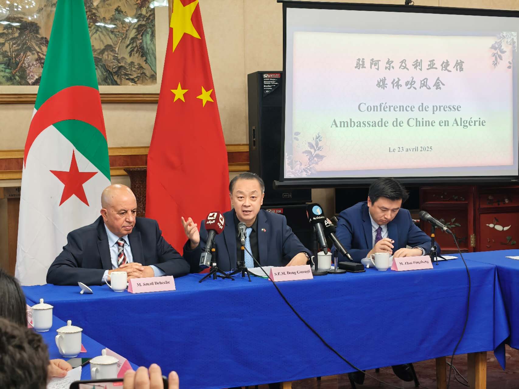 L'ambassadeur de Chine salue le rôle majeur de l'Algérie dans le règlement des questions régionales et internationales