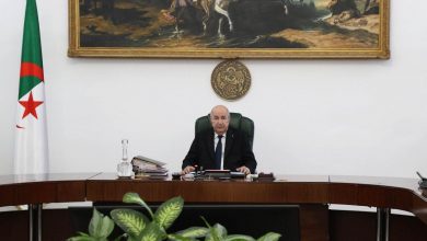 الرئيس الجزائري عبد المجيد تبون