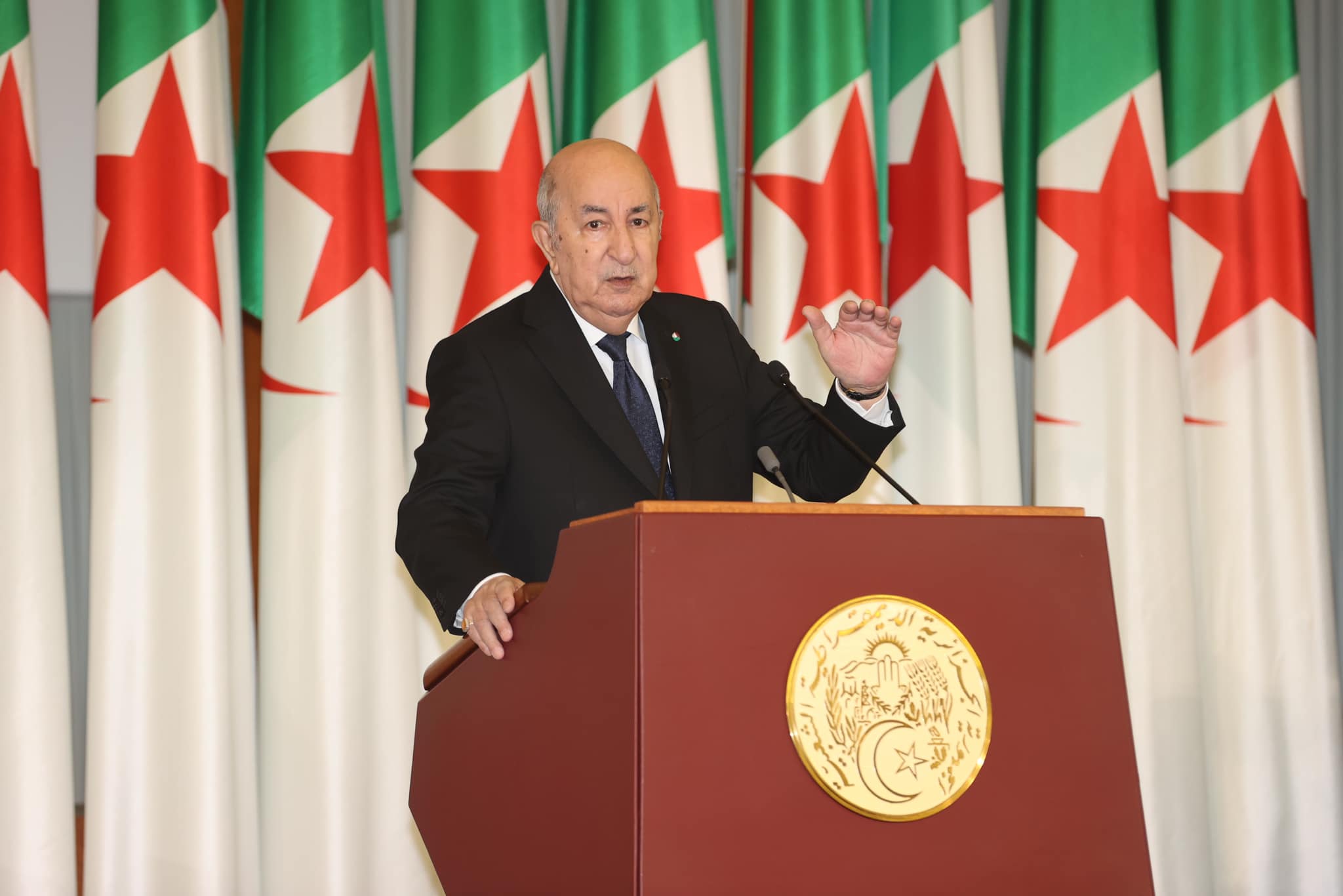 الرئيس الجزائري عبد المجيد تبون- صورة أرشيفية-