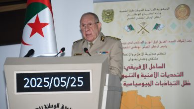 رئيس أركان الجيش الجزائري الفريق أول السعيد شنقريحة