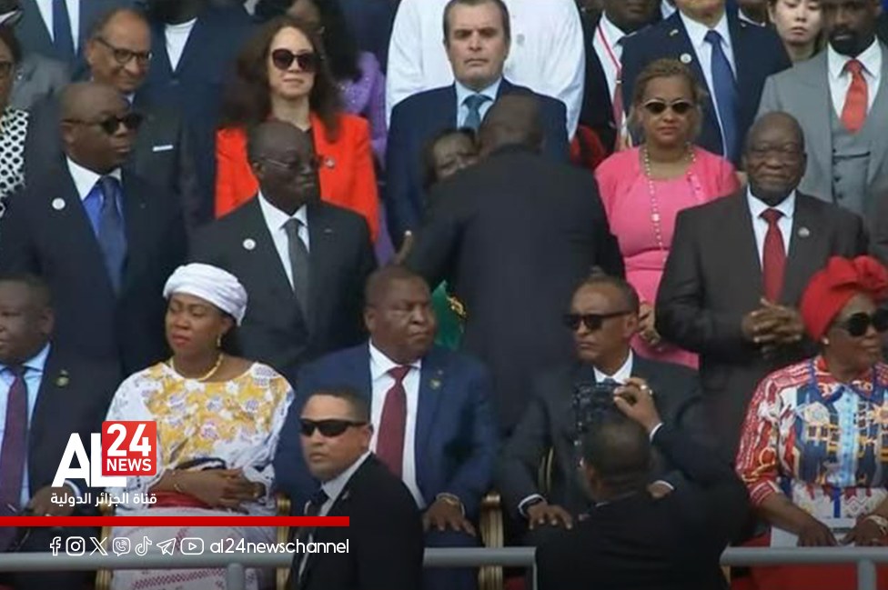 سلمة منصوري تشارك في مراسم تنصيب رئيس الغابون