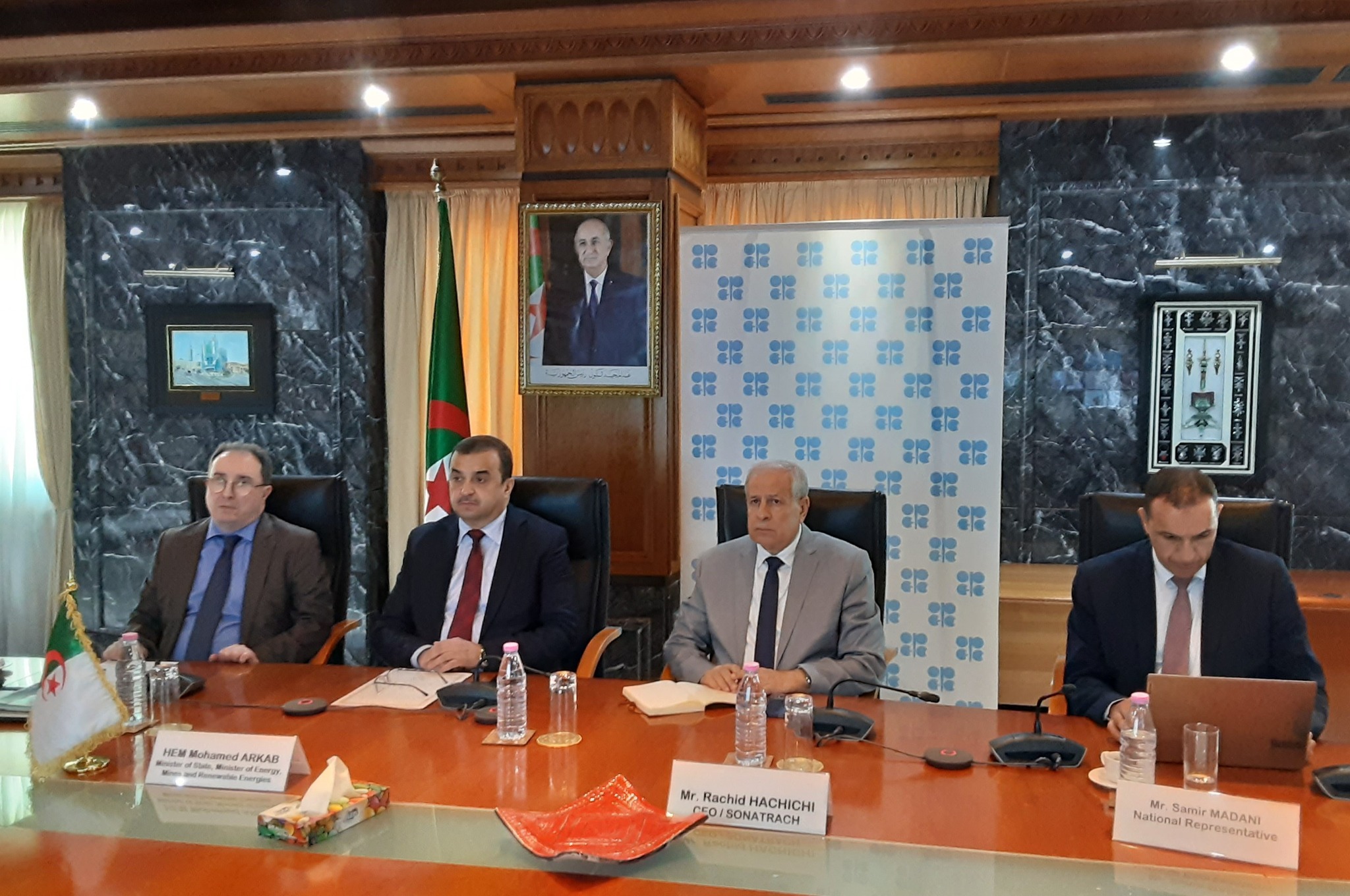 مشاركة الجزائر في اجتماع أوبك +