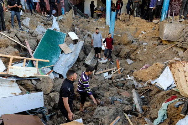 Ghaza : 49 martyrs lors de bombardements sionistes contre deux écoles de déplacés