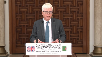 سفير المملكة المتحدة لبريطانيا العظمى وإيرلندا الشمالية بالجزائر، جيمس روبرت ستيفان داونر