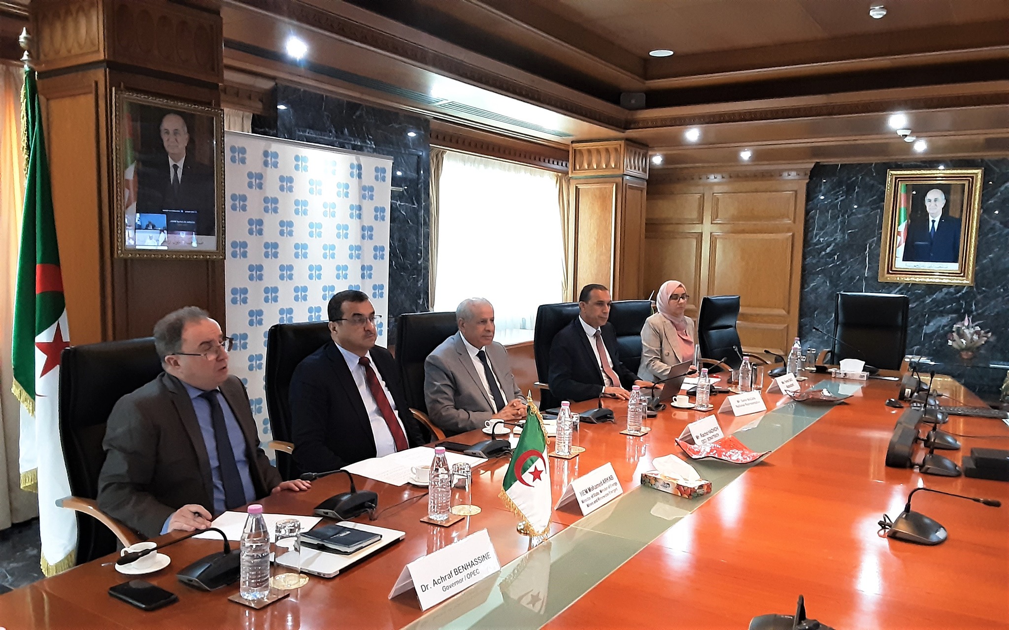 محمد عرقاب يشارك في اجتماع أوبك+