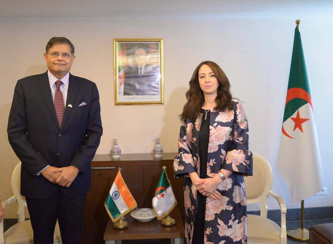 محادثات جزائرية- هندية لتعزيز التعاون والتشاور السياسي