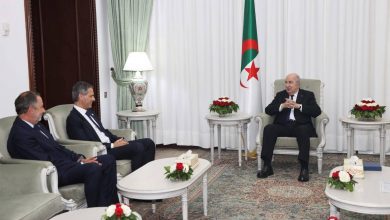 الرئيس الجزائري يستقبل المدير العام للشركة البحرية لنقل الحاويات والشحن