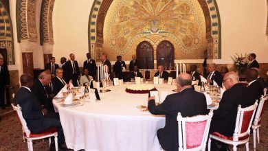 الرئيس الجزائري يقيم مأدبة عشاء على شرف الرئيس الرواندي