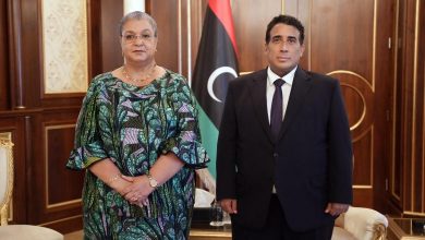 المنفي وتيتيه يبحثان جهود ترسيخ الاستقرار الأمني في ليبيا