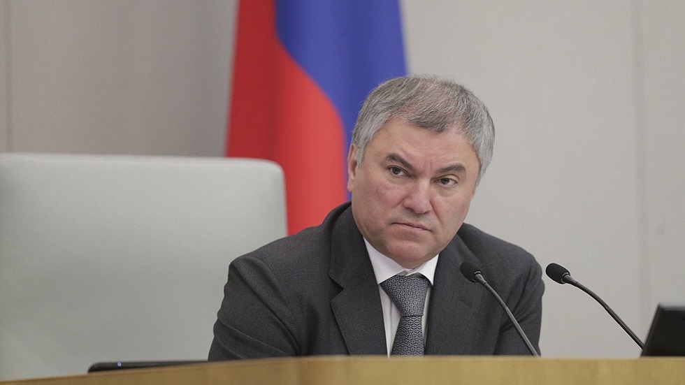 رئيس مجلس الدوما الروسي فياتشيسلاف فولودين