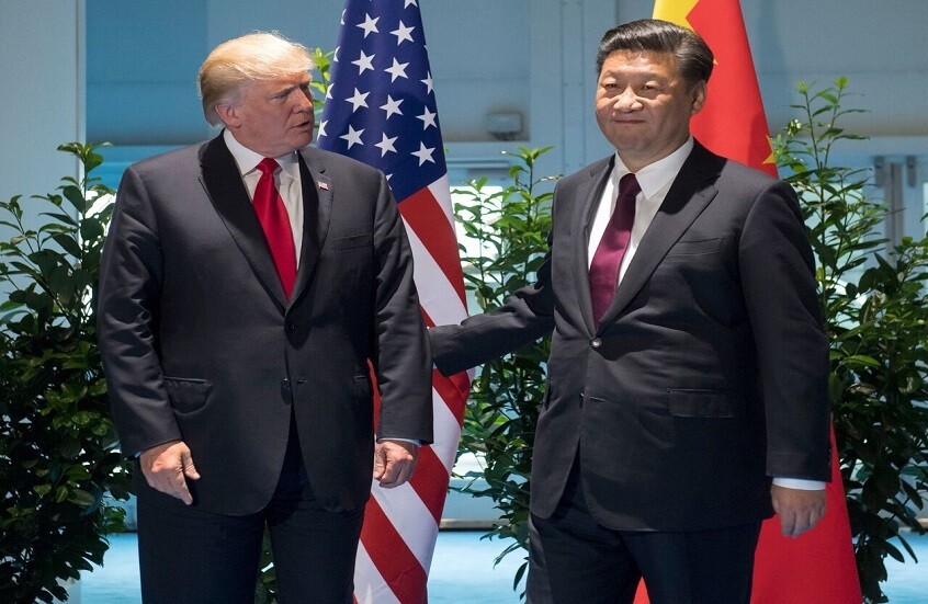 دونالد ترامب وشي جيه بينغ