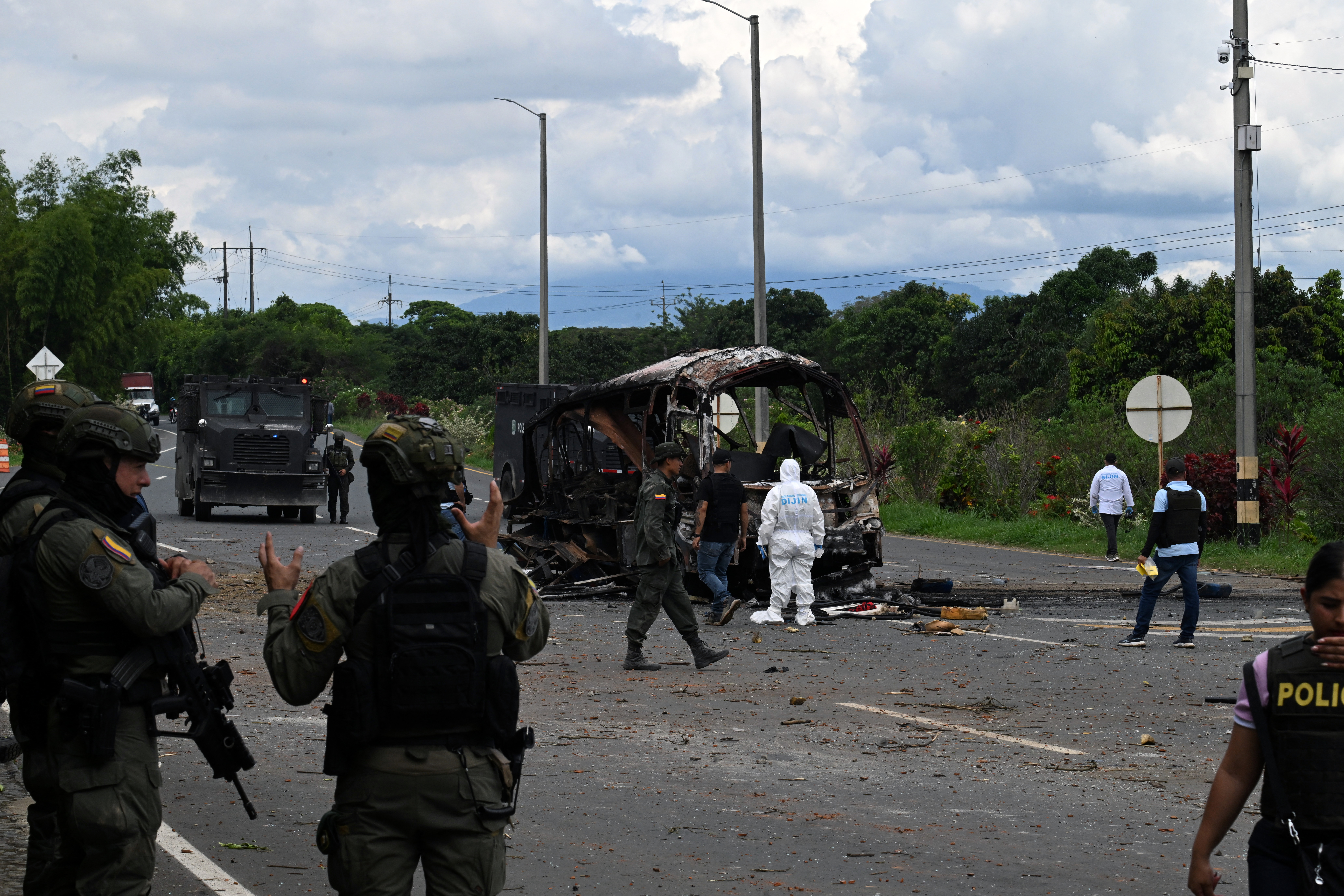 سبعة قتلى في عدة هجمات تهز جنوب غرب كولومبيا