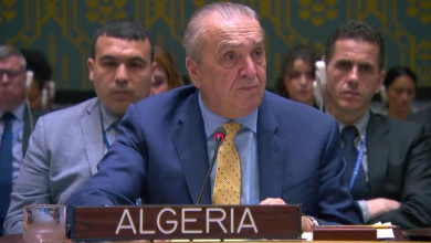 الممثل الدائم للجزائر لدى الأمم المتحدة السفير عمار بن جامع
